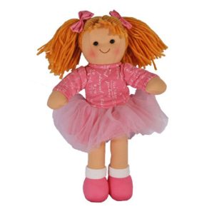 Hopscotch Lovely Soft Rag Doll Emmy Girl Dressed Doll Medium 25cm