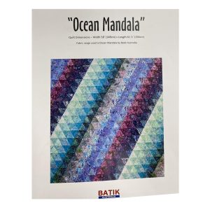 Quilting Sewing Quilt Pattern Ocean Mandala Patchwork Batik Australia