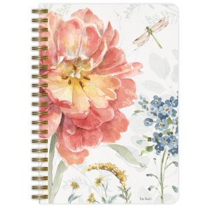 Lang Spiral Journal Spring Meadow Linen Embossed Hard Cover 240 Pages