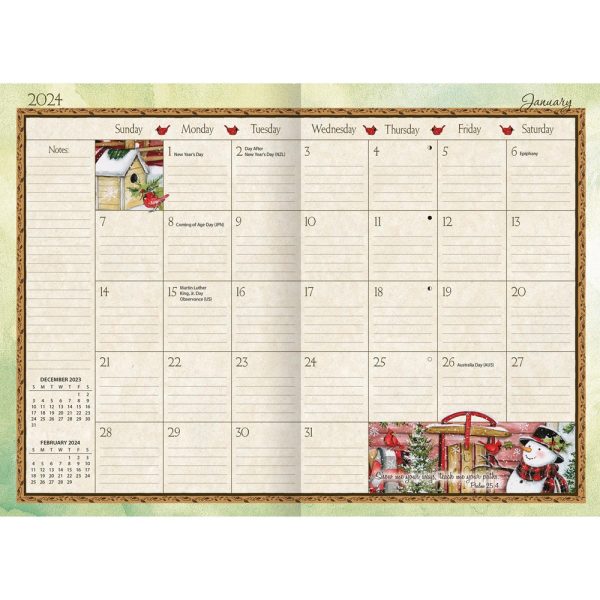 Lang 2024 13 Monthly Planner Bountiful Blessings 12 Inch Diary