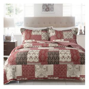 French Country Patchwork Bed Quilt Mayfair Coverlet