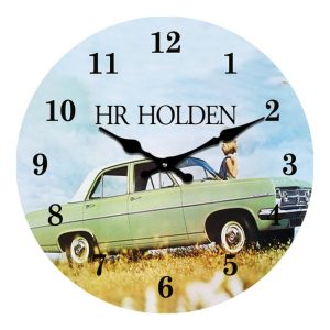 French Country Glass Wall Clock Small 17cm HR Holden Clocks