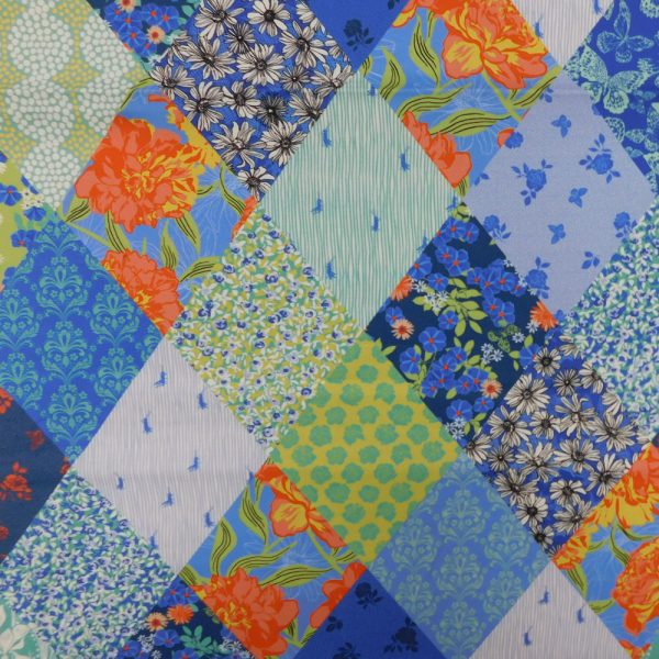 Quilting Patchwork Sewing Fabric Garden Society A 50x55cm FQ