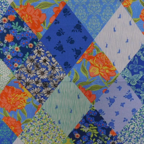 Quilting Patchwork Sewing Fabric Garden Society A 50x55cm FQ