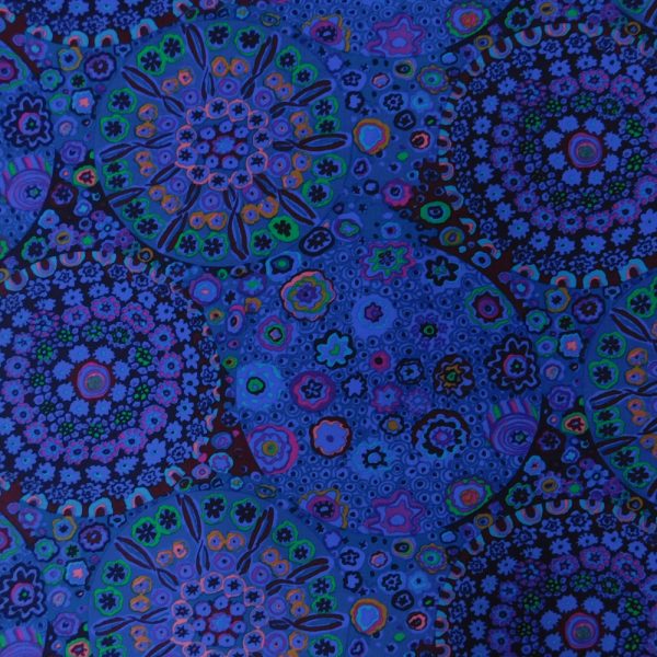 Quilting Patchwork Sewing Fabric Kaffe Fassett Collective Blue 50x55cm FQ