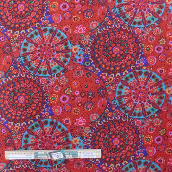 Quilting Patchwork Sewing Fabric Kaffe Fassett Collective Red 50x55cm FQ