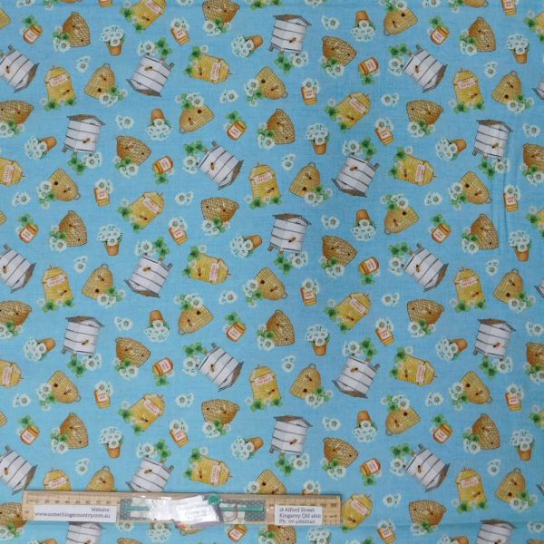 Quilting Patchwork Sewing Fabric Bee Culture Borders 50x55cm FQ