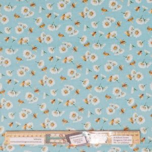 Quilting Patchwork Sewing Fabric Bee Culture Daisy 50x55cm FQ