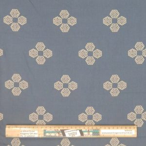 Quilting Patchwork Sewing Fabric Smoke Grey Hex 50x55cm FQ