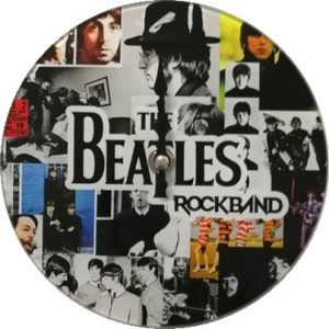 French Country Glass Wall Clock Small 17cm Beatles Rock Clocks