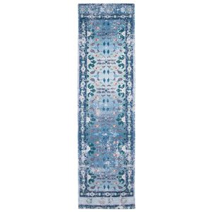 Country Vintage Inspired Lilia Chenille Table Runner 160x40cm