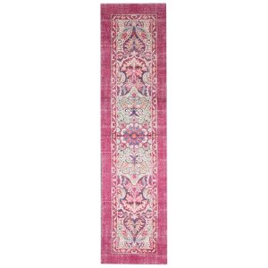 Country Vintage Inspired Rubellite Table Runner 160x43cm