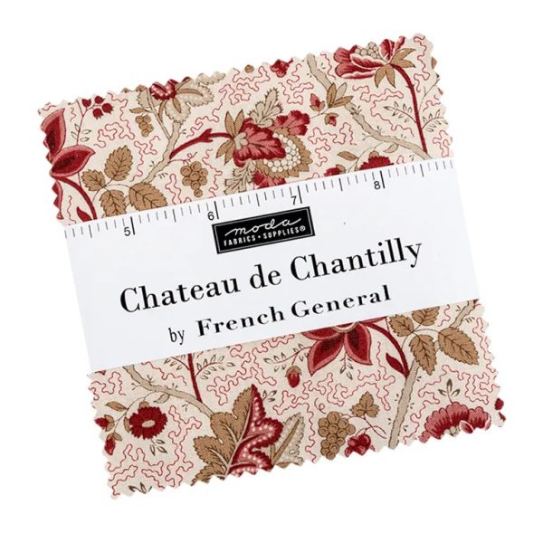 Moda Quilting Patchwork Charm Pack Chateau De Chantilly 5 Inch Fabrics