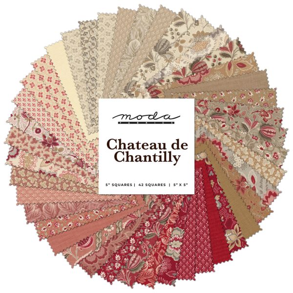 Moda Quilting Patchwork Chateau De Chantilly Layer Cake 10 Inch Fabrics