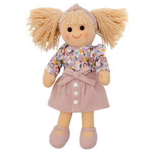 Hopscotch Lovely Soft Rag Doll Colette Girl Dressed Doll Large 35cm
