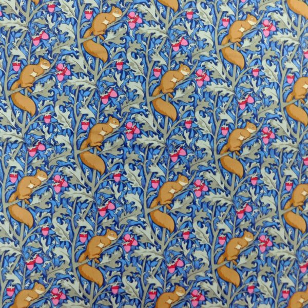 Quilting Patchwork Fabric TILDA Hibernation Squireldream Blue 50x55cm FQ