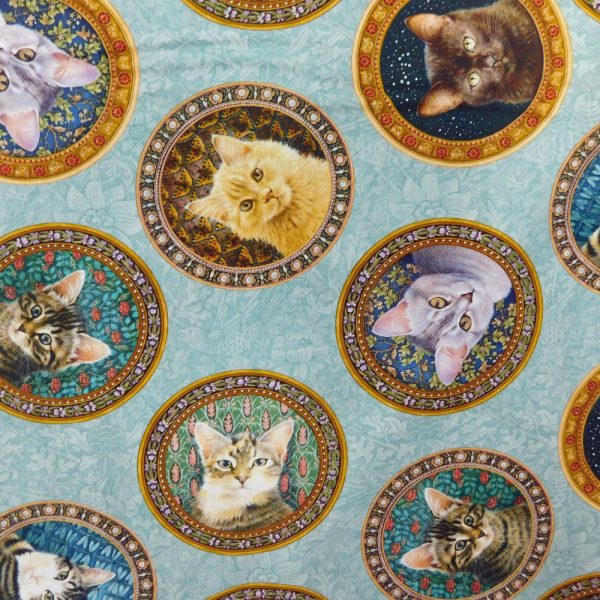 Quilting Patchwork Sewing Fabric Sophisticats Medallion 50x55cm FQ