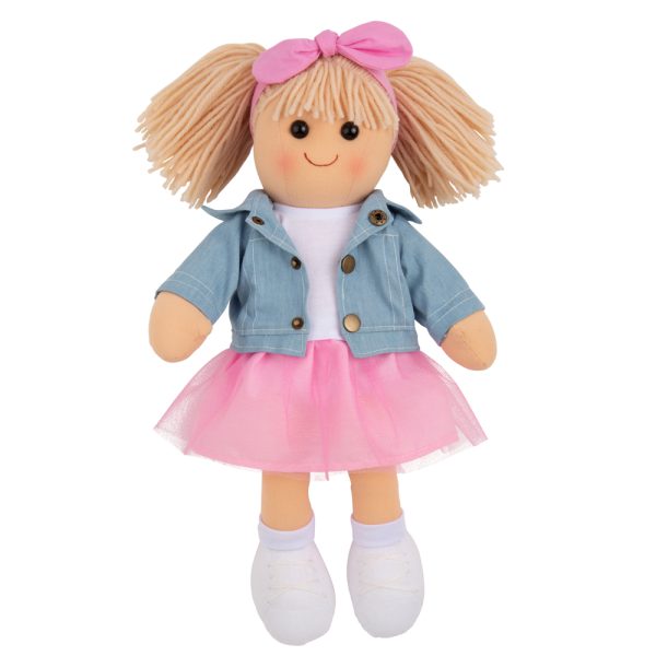 Hopscotch Lovely Soft Rag Doll Lottie Girl Dressed Doll Large 35cm