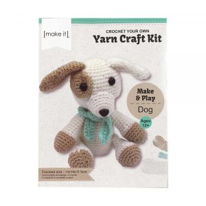 Make It Crochet Your Own Dog Kit Stuffed DIY Toy