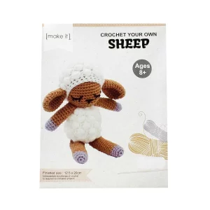 Make It Crochet Your Own Cute Sheep Kit Stuffed DIY Toy