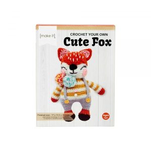 Make It Crochet Your Own Cute Fox Kit Stuffed DIY Toy