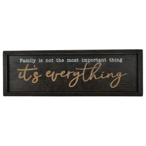 French Country Wall Art Family Its Everything Large Wooden Sign