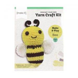 Make It Crochet Your Own Bee Kit Stuffed DIY Toy