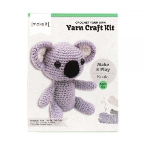 Make It Crochet Your Own Koala Kit Stuffed DIY Toy