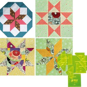 Quilting Patchwork Sewing Template Hoshi Stars 8'' Matildas Own
