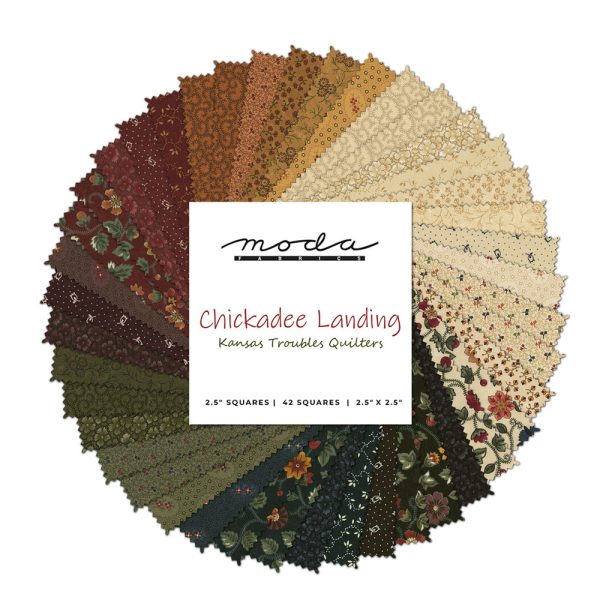 Moda Quilting Patchwork Charm Pack Chickadee Landing 5 Inch Fabrics