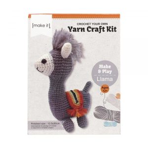 Make It Crochet Your Own Llama Kit Stuffed DIY Toy