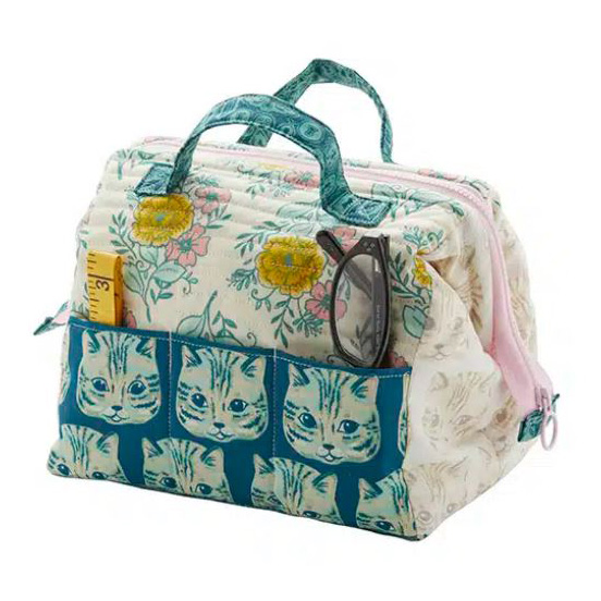 Stylish Sewing Caddy Kit and Pattern Including Hardware