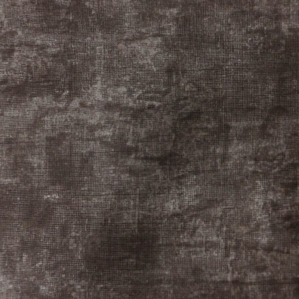 Patchwork Quilting Sewing Fabric Hessian Print Dark Brown 50x55cm FQ