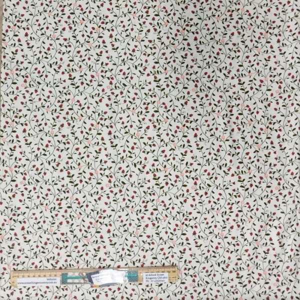 Patchwork Quilting Sewing Fabric Moda Evermore Strawberries 50x55cm FQ