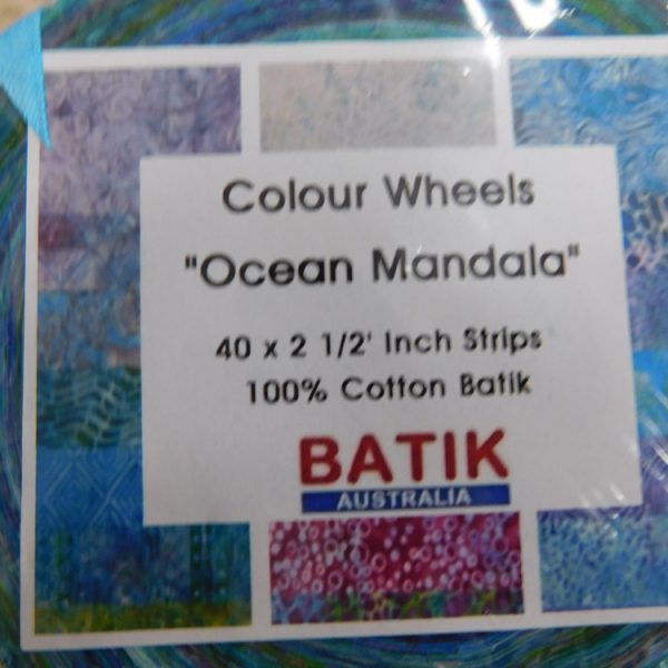 Batik Quilting Patchwork Ocean Mandala Layer Cake 10 Inch Fabrics