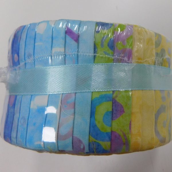 Batik Quilting Patchwork Sewing Jelly Roll Springtime 2.5 Inch Fabrics