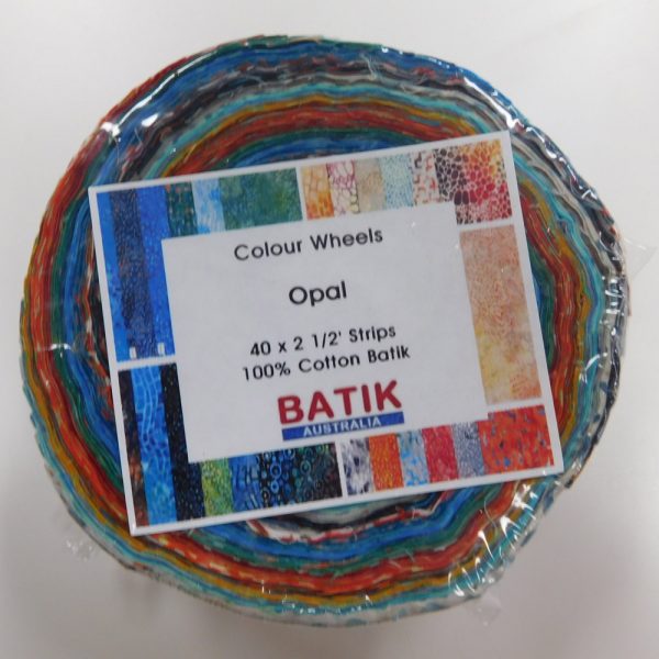 Batik Quilting Patchwork Sewing Jelly Roll Opal 2.5 Inch Fabrics