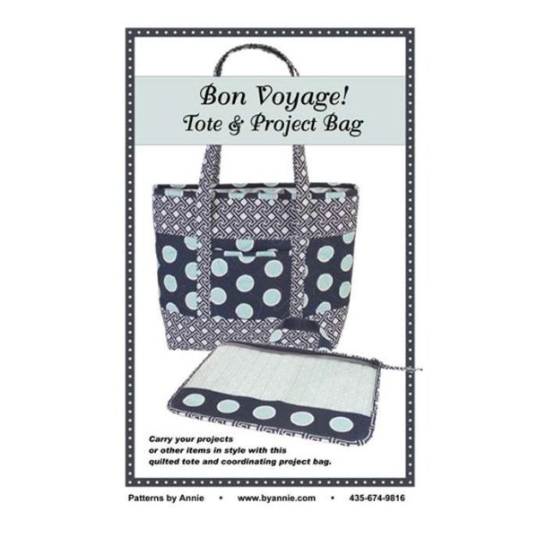 Quilting Sewing Patchwork By Annie Bon Voyage Tote Pattern Only
