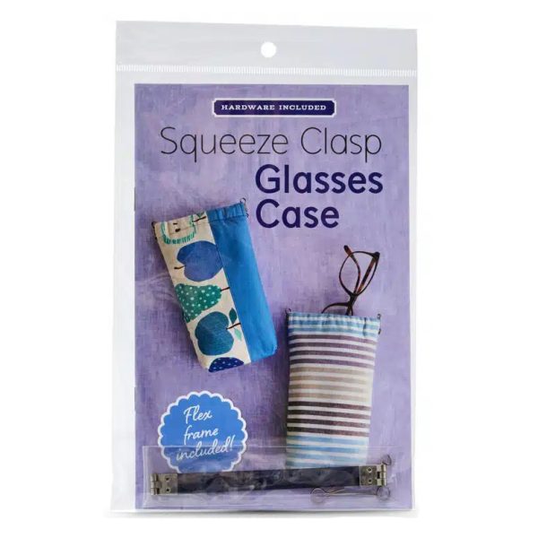 Squeeze Clasp Glasses Case Kit and Pattern Including Hardware