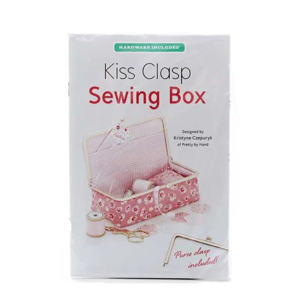 Kiss Clasp Sewing Box Kit and Pattern Including Hardware