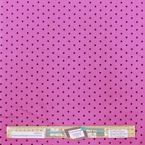 Patchwork Quilting Sewing Fabric Fuscia Spots 50x55cm FQ