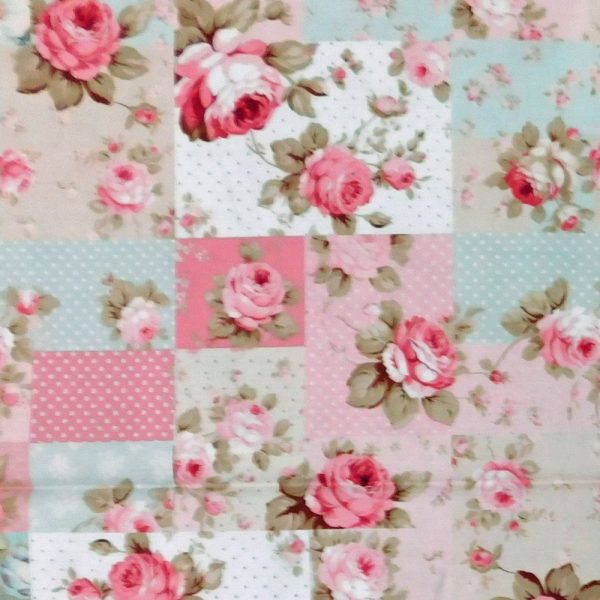 Patchwork Quilting Sewing Fabric Esther and Eddie Patch 50x55cm FQ