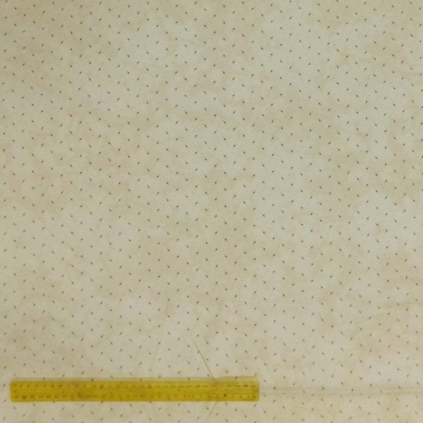 Patchwork Quilting Sewing Fabric Fluttering Leaves Cream 50x55cm FQ