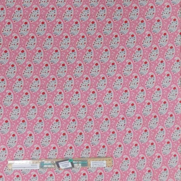 Quilting Patchwork Fabric TILDA Jubilee Teardrop Pink 50x55cm FQ