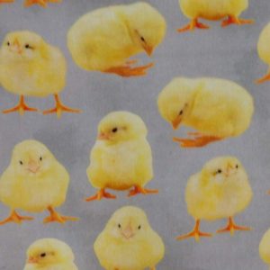 Patchwork Quilting Sewing Fabric Rule the Chickens 50x55cm FQ
