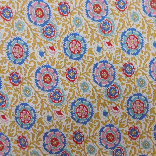 Quilting Patchwork Fabric TILDA Jubilee Elodie Mustard 50x55cm FQ