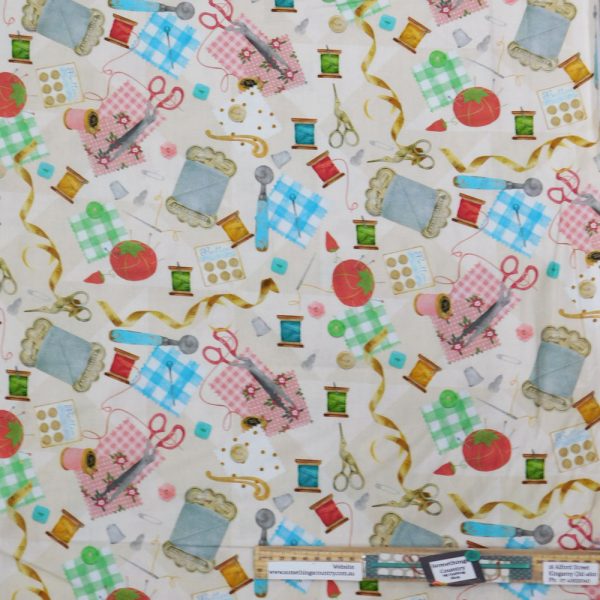 Patchwork Quilting Sewing Fabric Quilt Shop Allover 50x55cm FQ