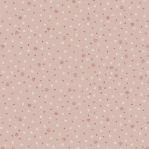 Quilting Patchwork Fabric Sunkissed Sojourn Cross Hatched Pink 50x55cm FQ
