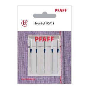 Pfaff Sewing Machine Topstich 90 Needles Pack of 5
