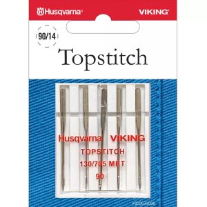 Husqvarna Viking Sewing Machine Topstich 90 Needles 5 Pack